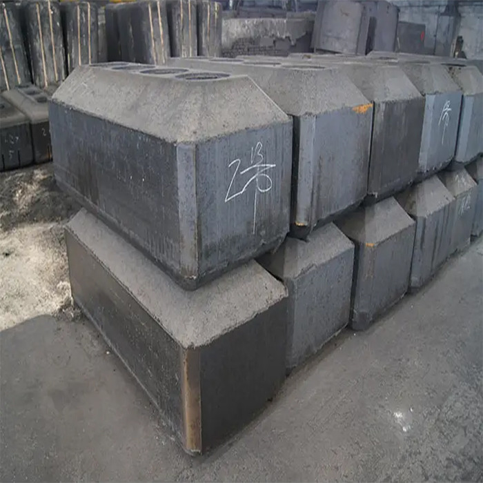 1.6-1.8 G/cm3 Densidade Bloco de Anodo de Carbono com Forma Quadrada e teor de cinzas de 0,3-0,5%