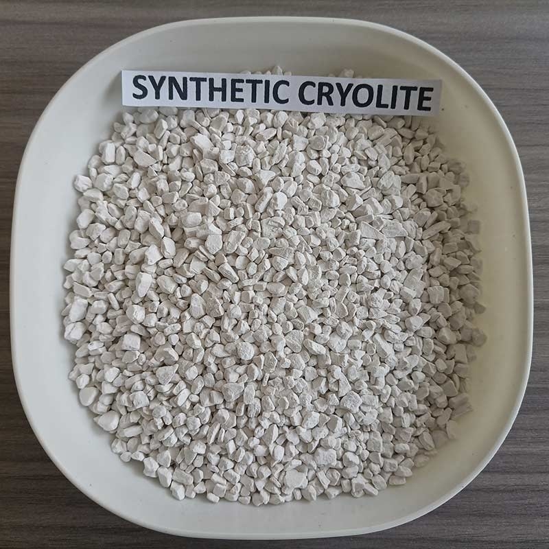 Cryolite sintético de grau reagente 99% Na3AIF6 Para agentes de remoção de lodo, utilizado como fluxo para a eletrólise do alumínio