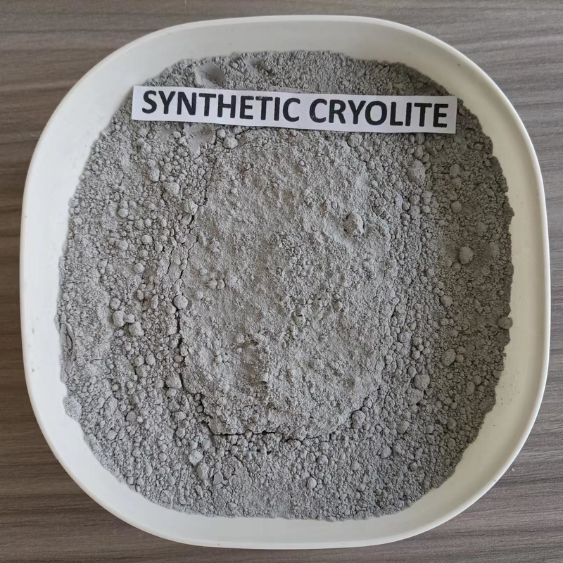 Cryolite sintético de grau reagente 99% Na3AIF6 Para agentes de remoção de lodo, utilizado como fluxo para a eletrólise do alumínio