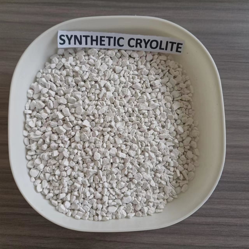 98% Min Cryolite de sódio em pó para fundição de alumínio e flutuação de soldadura, Cryolite em pó, Hexafluoroaluminato de sódio