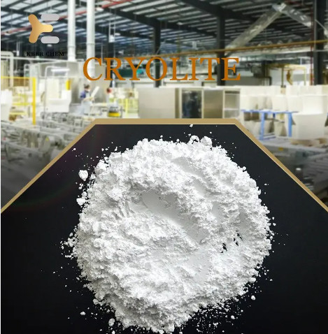 Cryolite sintético de grau reagente 99% Na3AIF6 Para agentes de remoção de escória utilizados como fluxo para eletrólise de alumínio