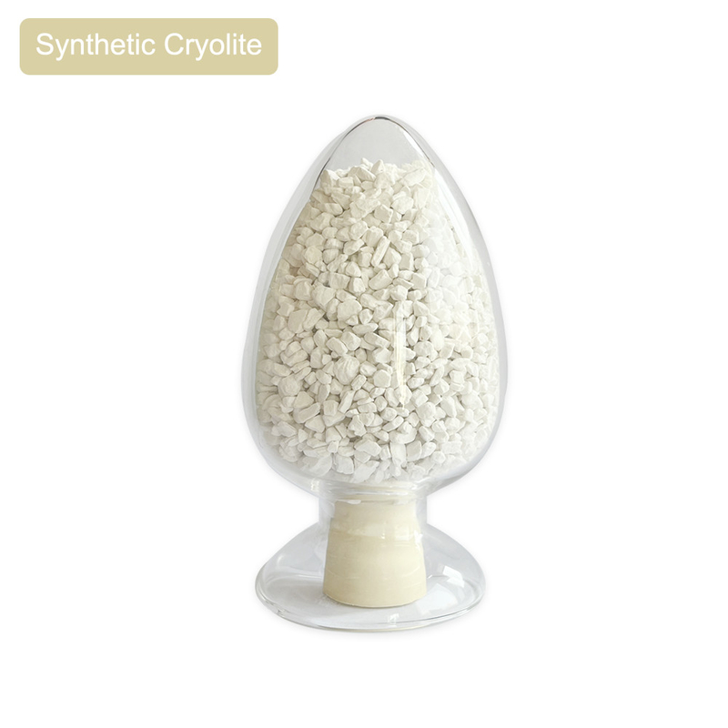 Cryolite sintético em grânulos brancos com ponto de fusão de 1025 oC para agentes de refino