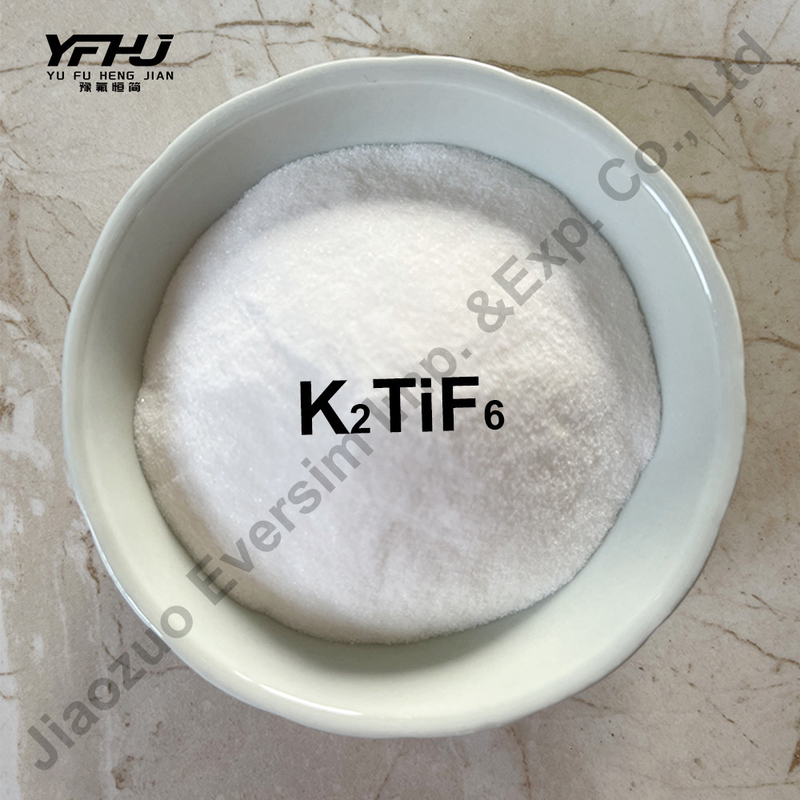 CAS 16919-27-0 Fluorotitanato de potássio em pó branco K2 (TiF6) para a indústria do vidro