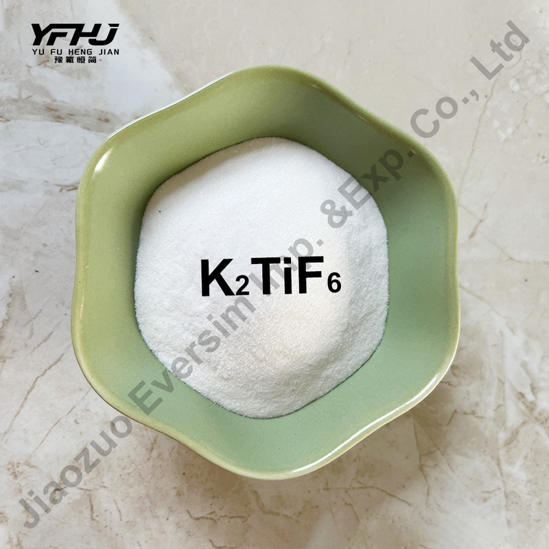 CAS 16919-27-0 Fluorotitanato de potássio em pó branco K2 (TiF6) para a indústria do vidro