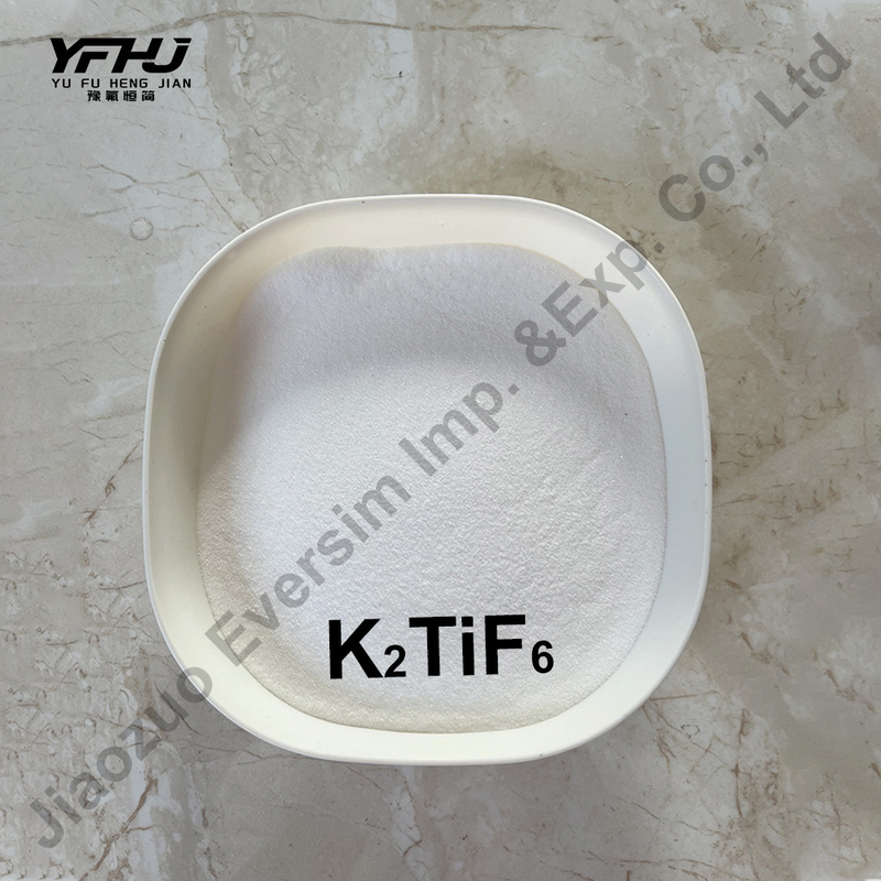 CAS 16919-27-0 Fluorotitanato de potássio em pó branco K2 (TiF6) para a indústria do vidro