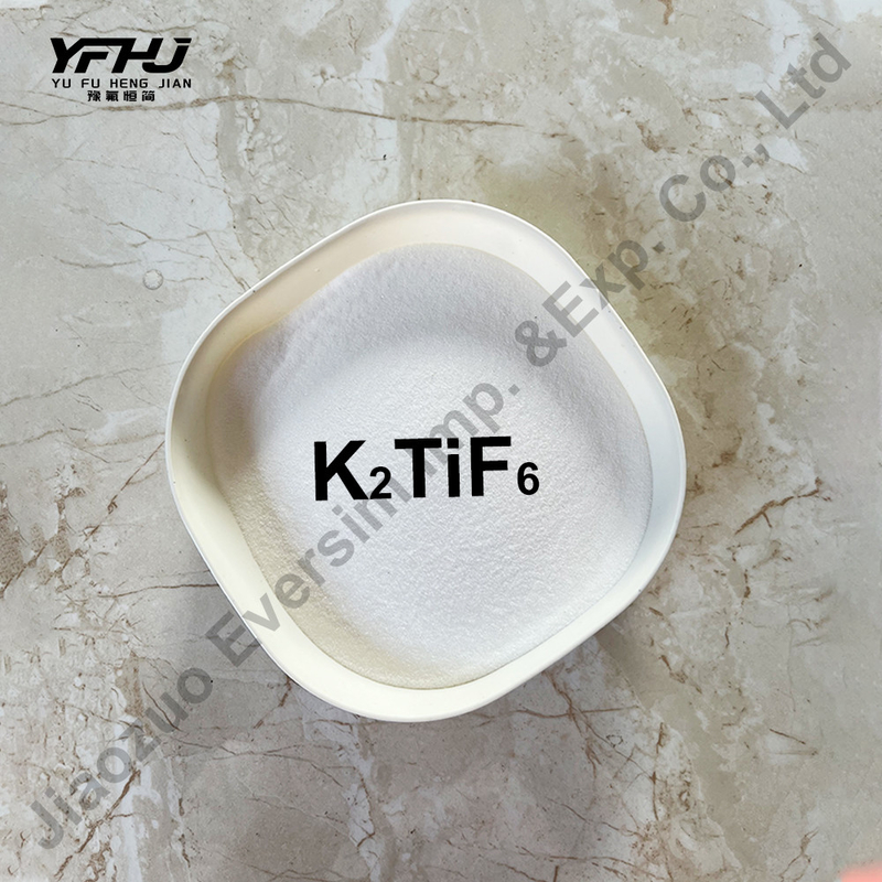 CAS 16919-27-0 Fluorotitanato de potássio em pó branco K2 (TiF6) para a indústria do vidro