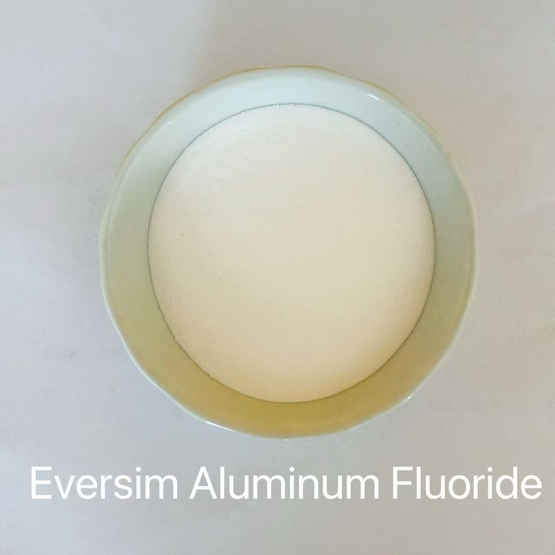 Peso molecular 83,98 Fluoreto de alumínio de areia branca Alf3 para fluxo de metais não ferrosos