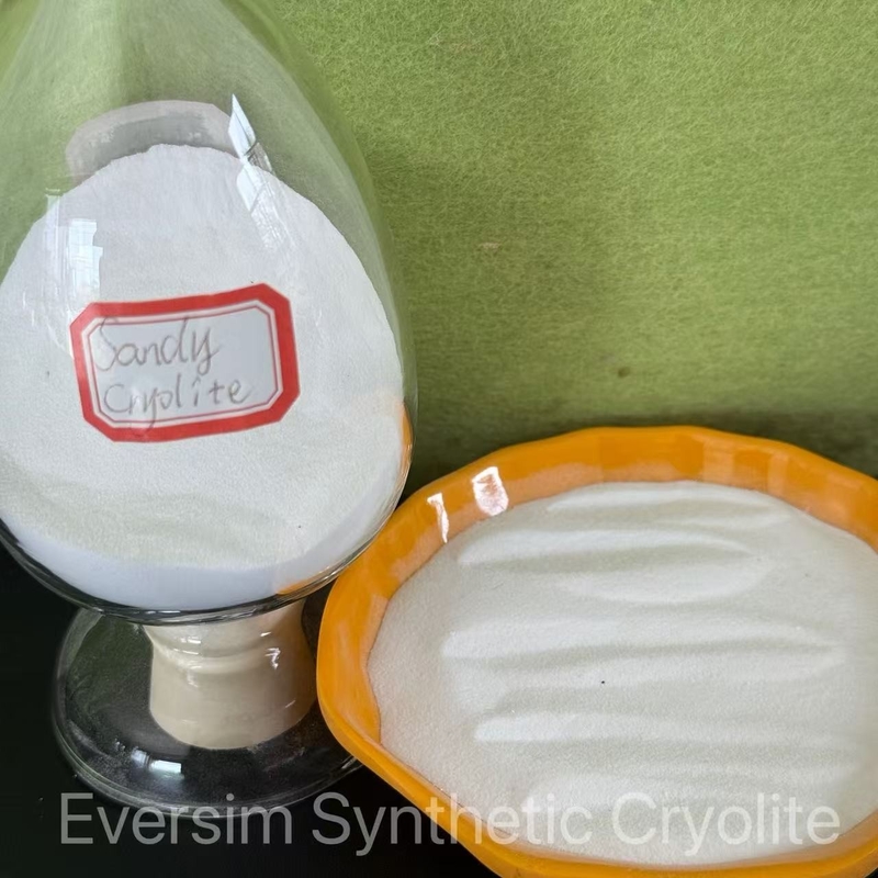 Produto químico CAS15096-52-3 Areia branca Na3AlF6 Cryolite sintético para indústria cerâmica