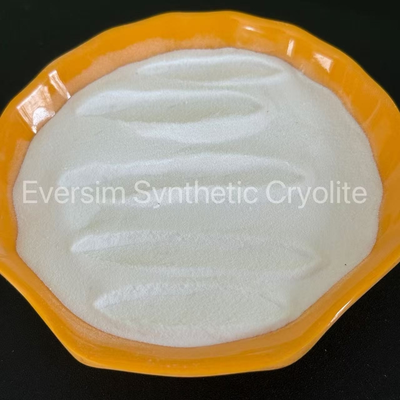 Produto químico de alta pureza CAS15096-52-3 200 Malha Na3AlF6 Cryolita de sódio 99,9% para a indústria abrasiva