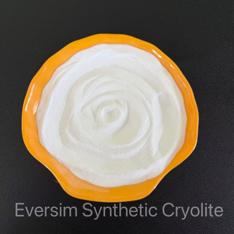 Produto Químico de Alta Qualidade CAS13775-53-6 Cryolite sintético de areia branca para a indústria eletrolítica de alumínio