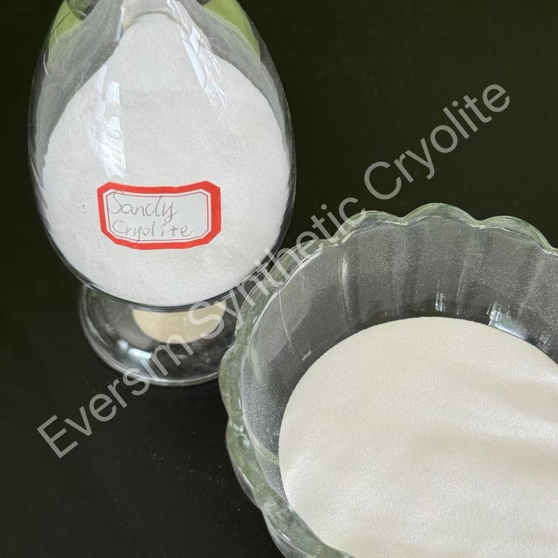Produto Químico de Alta Qualidade CAS13775-53-6 Cryolite sintético de areia branca para a indústria eletrolítica de alumínio