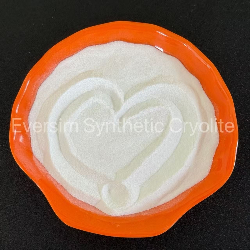 Produto químico de alta pureza CAS15096-52-3 200 Malha Na3AlF6 Cryolita de sódio 99,9% para a indústria abrasiva