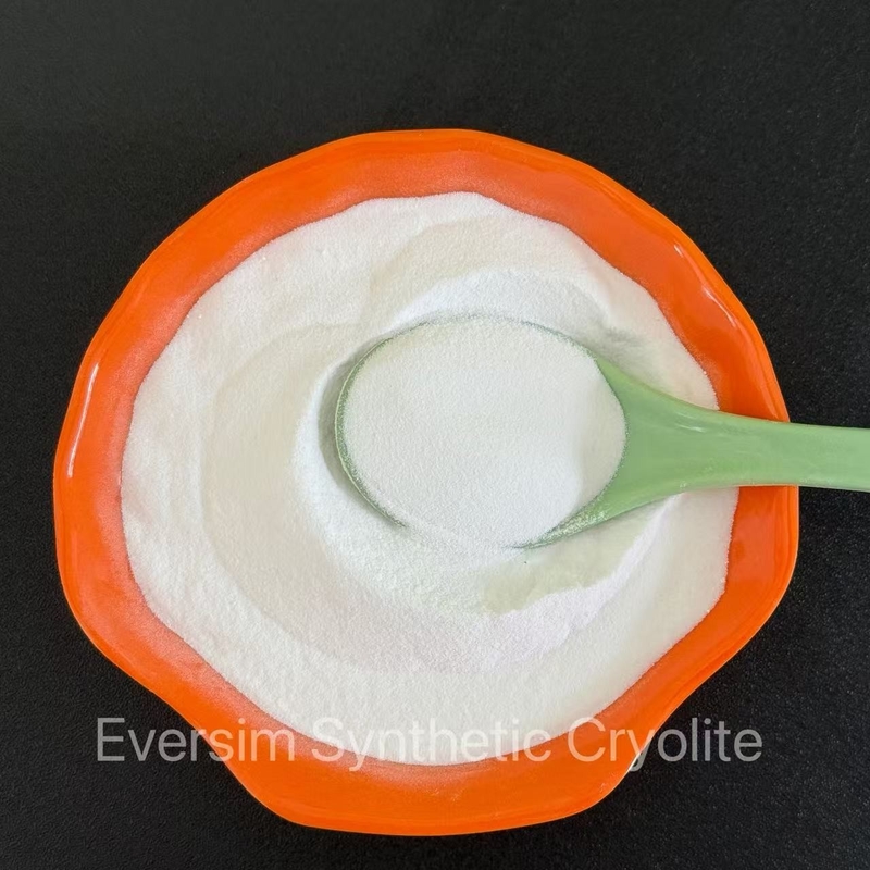 Criolite Sintética de 325 Mesh com 98% de pureza Na3AlF6 Usada como Fluxos para Agente de Solda