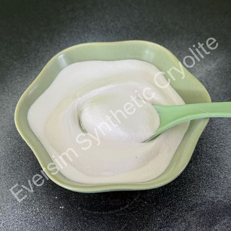 Produto Químico de Alta Qualidade CAS13775-53-6 Cryolite sintético de areia branca para a indústria eletrolítica de alumínio