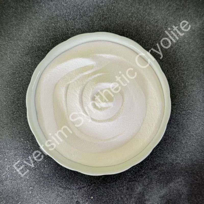 Produto químico de alta pureza CAS15096-52-3 200 Malha Na3AlF6 Cryolita de sódio 99,9% para a indústria abrasiva