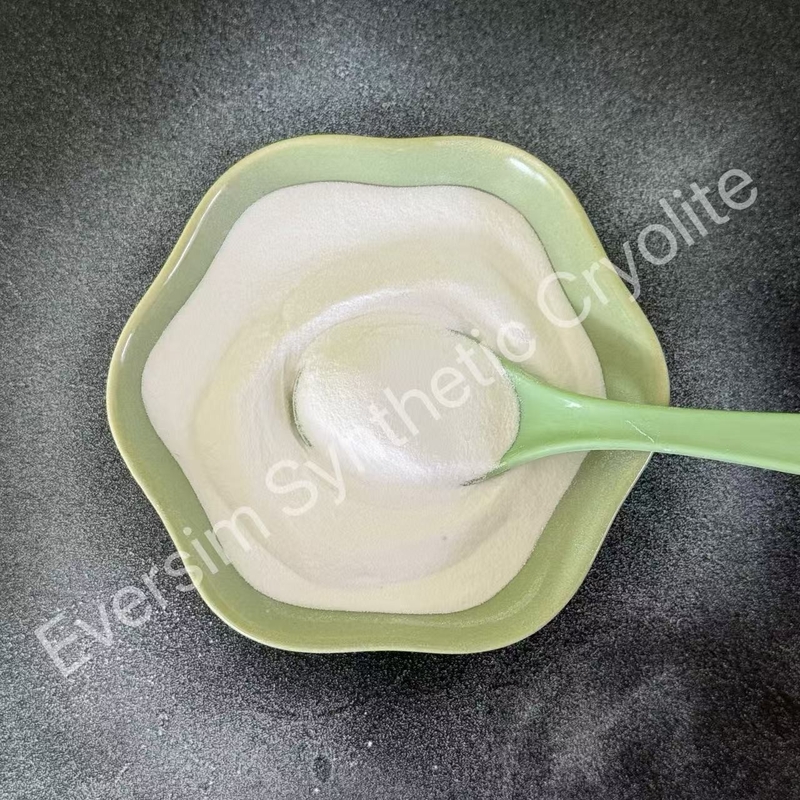 Produto químico de alta pureza CAS15096-52-3 200 Malha Na3AlF6 Cryolita de sódio 99,9% para a indústria abrasiva