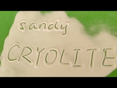 Cryolite de areia branca